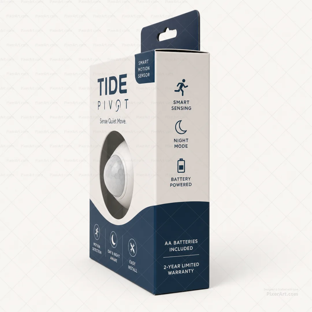 Tide Pivot Motion Sensor Carton