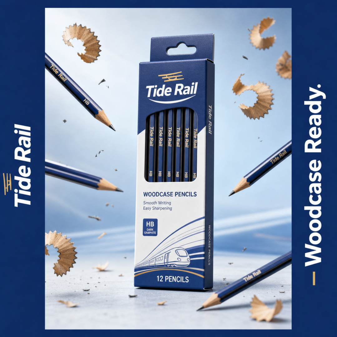 Tide Rail Woodcase Pencil Dozen Carton