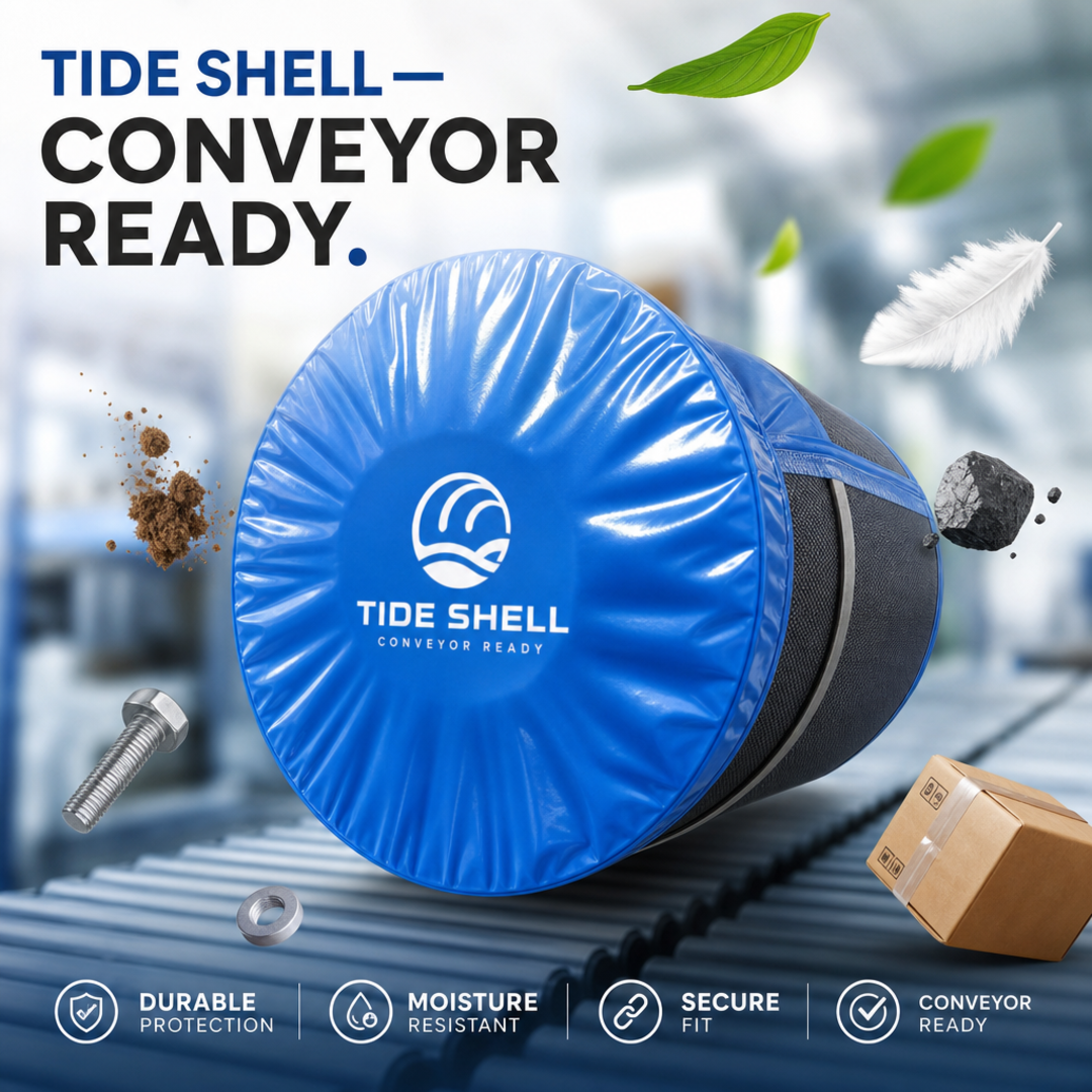 Tide Shell Conveyor Belt Roll End Wrap