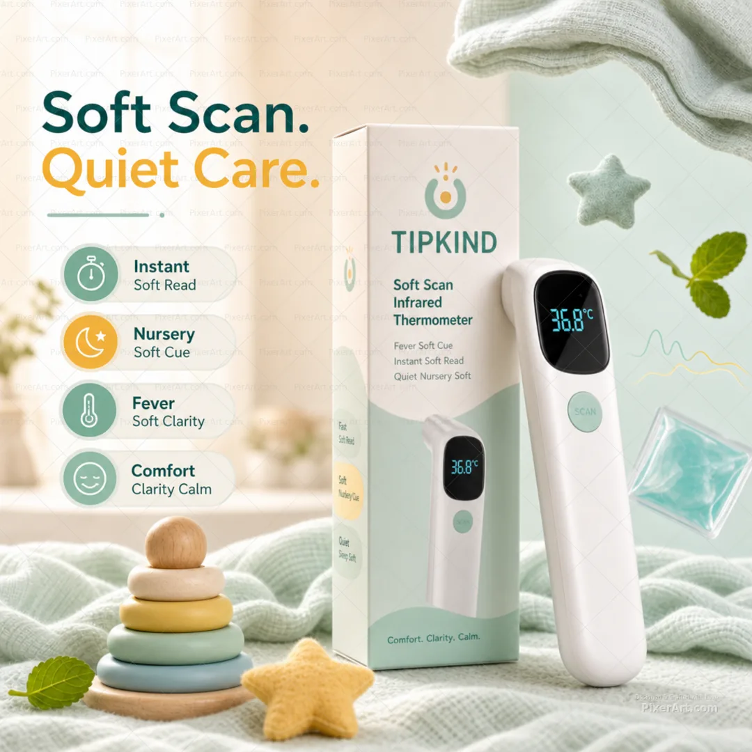 Tipkind Soft Scan Thermometer