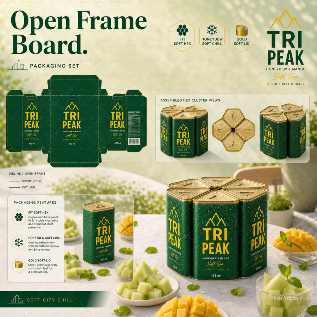 Open frame mockup