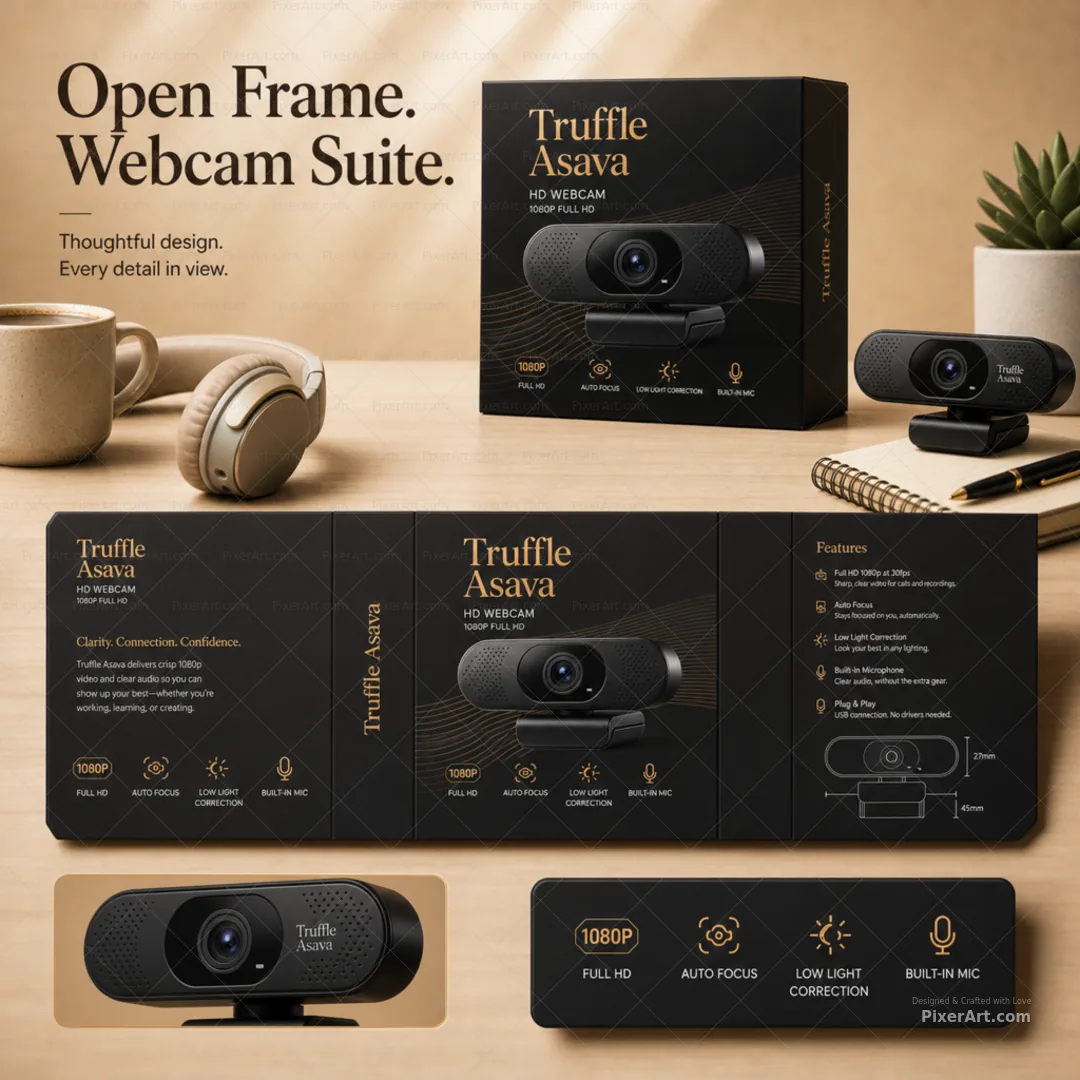 Open frame mockup