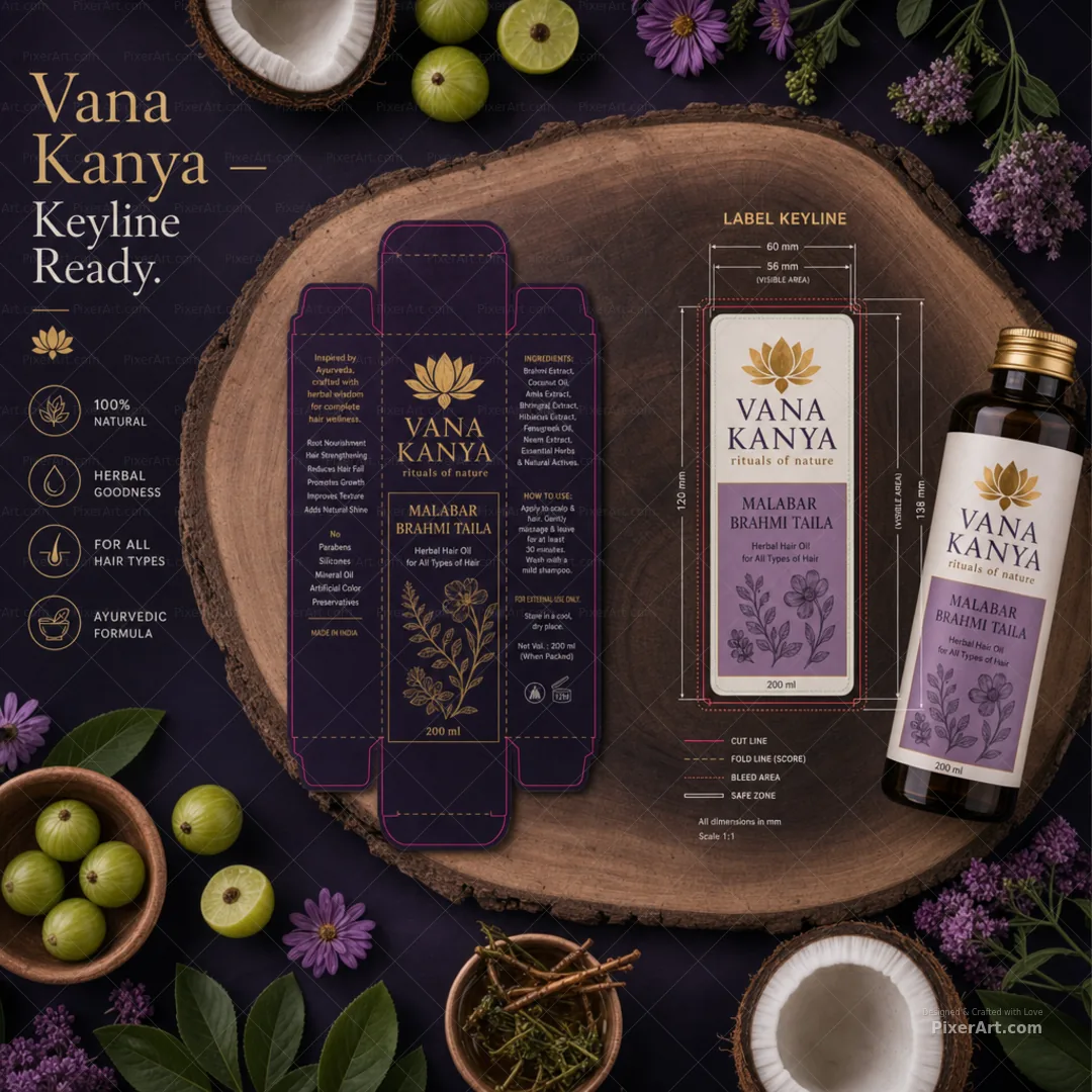 Vana Kanya Malabar Brahmi Oil