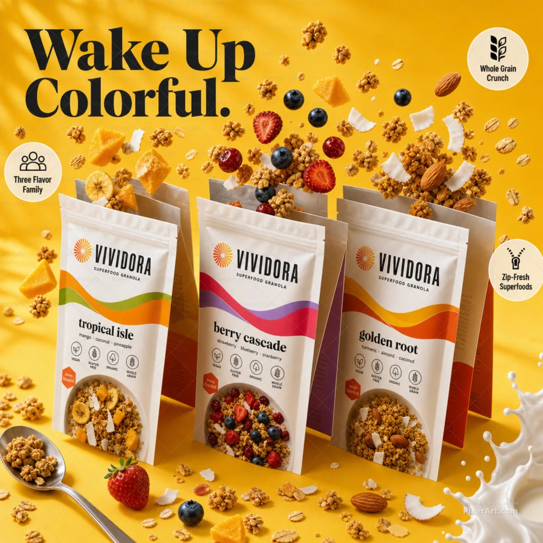 Vividora Superfood Granola Trio
