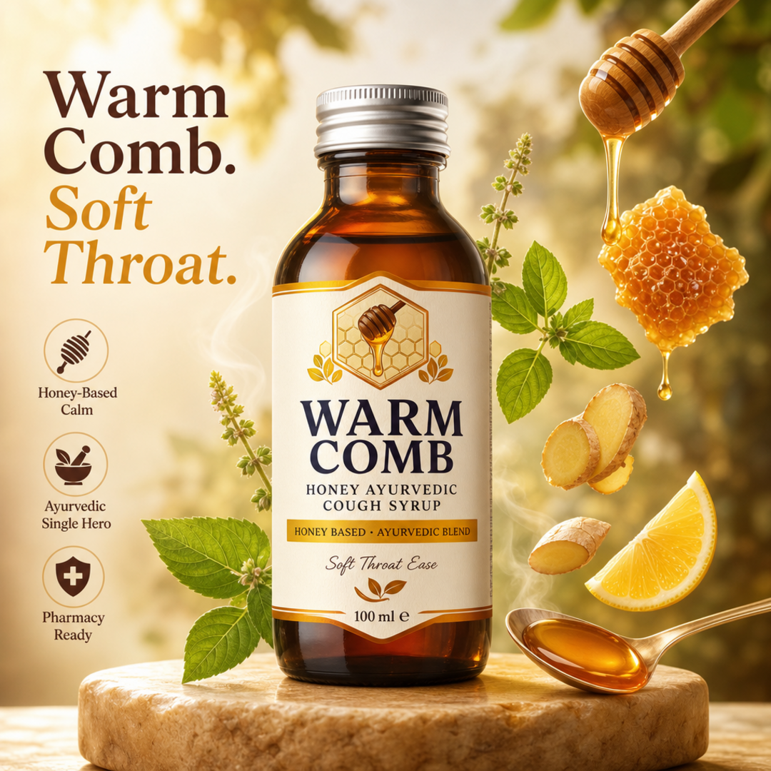 Warm Comb Honey Ayurvedic Cough Syrup