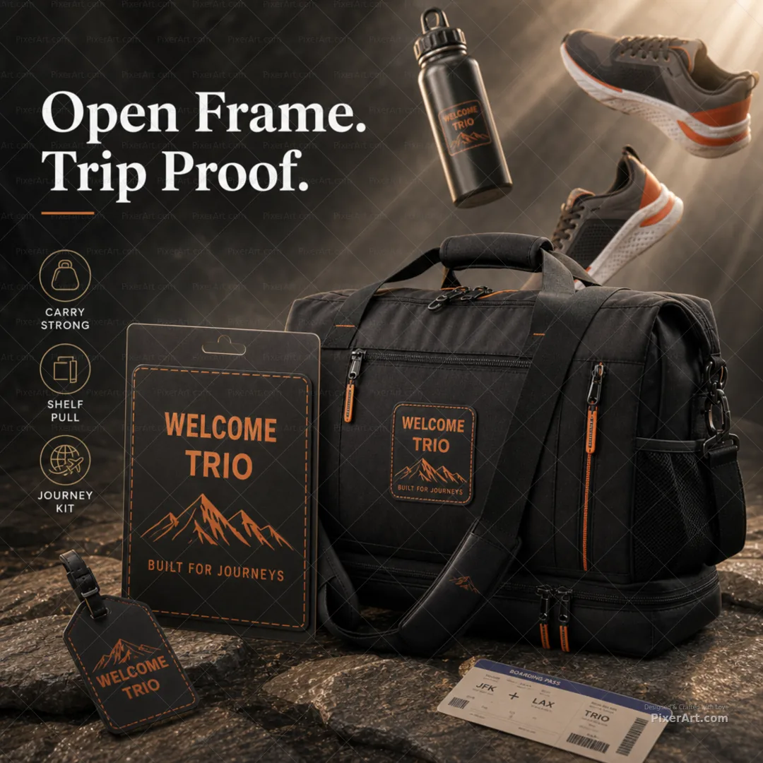 Open frame mockup
