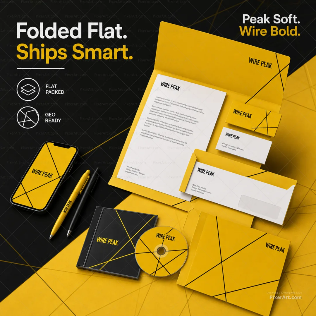 Wire Peak Yellow Geo Suite