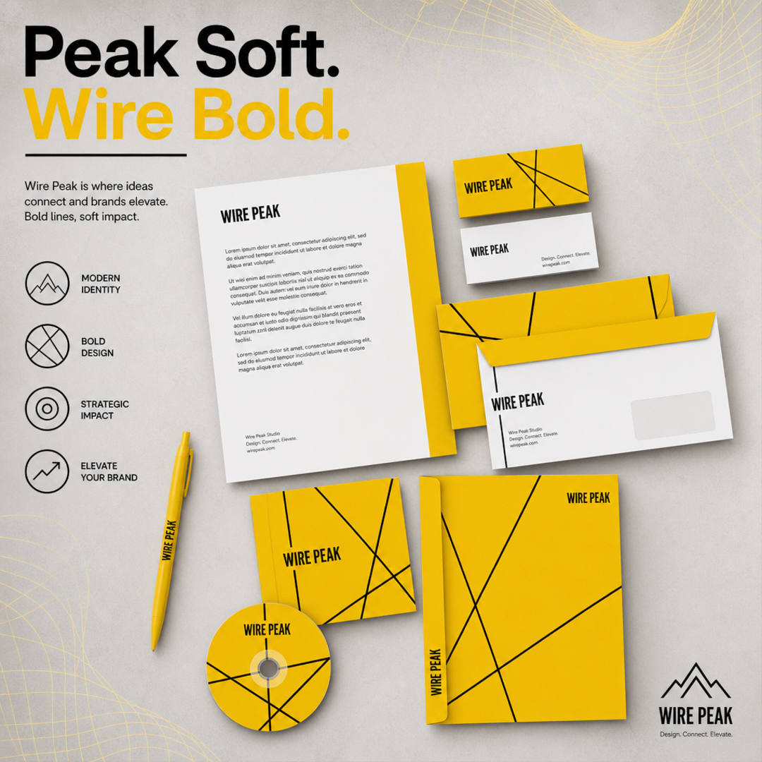 Wire Peak Yellow Geo Suite