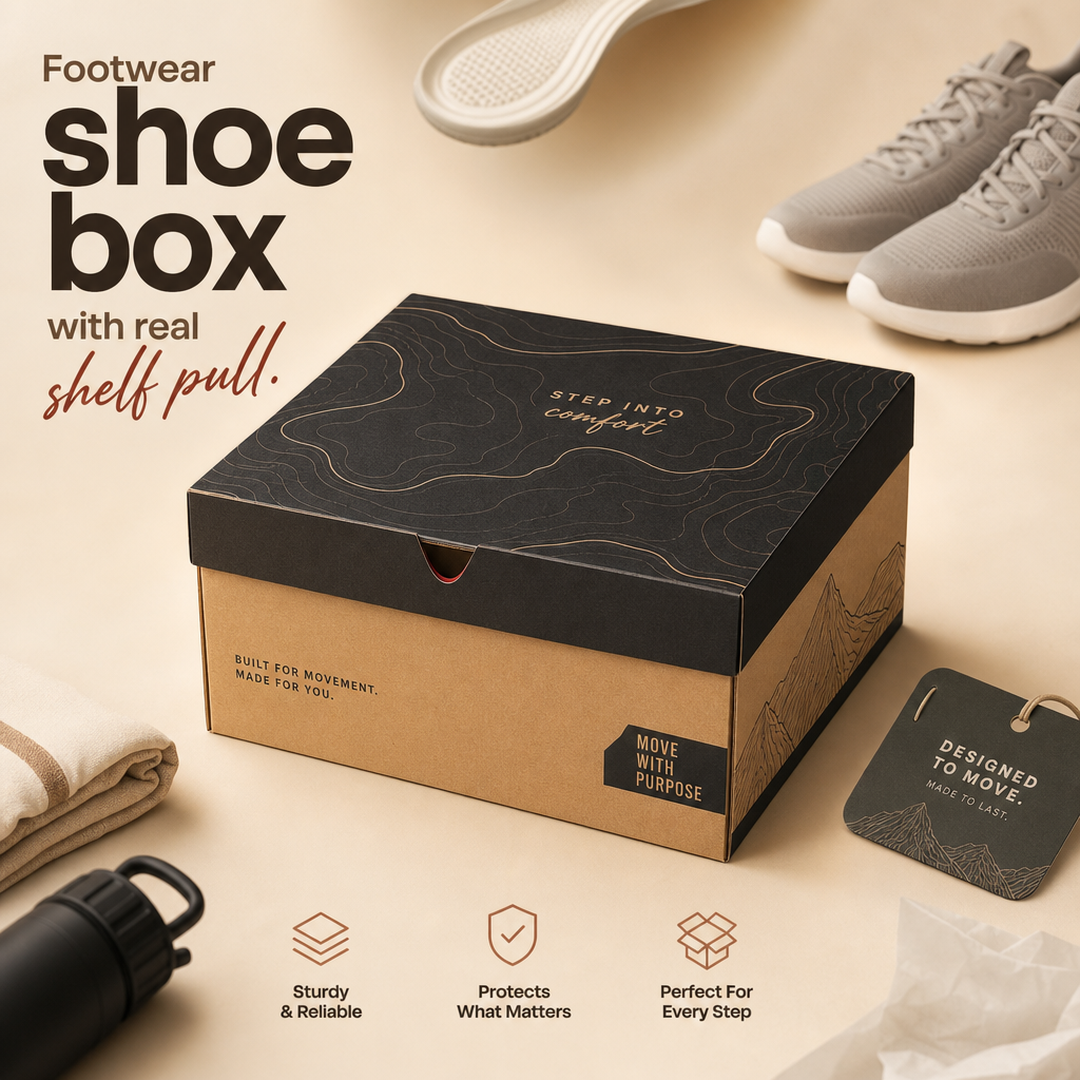 Wrap Carton Footwear shoe box