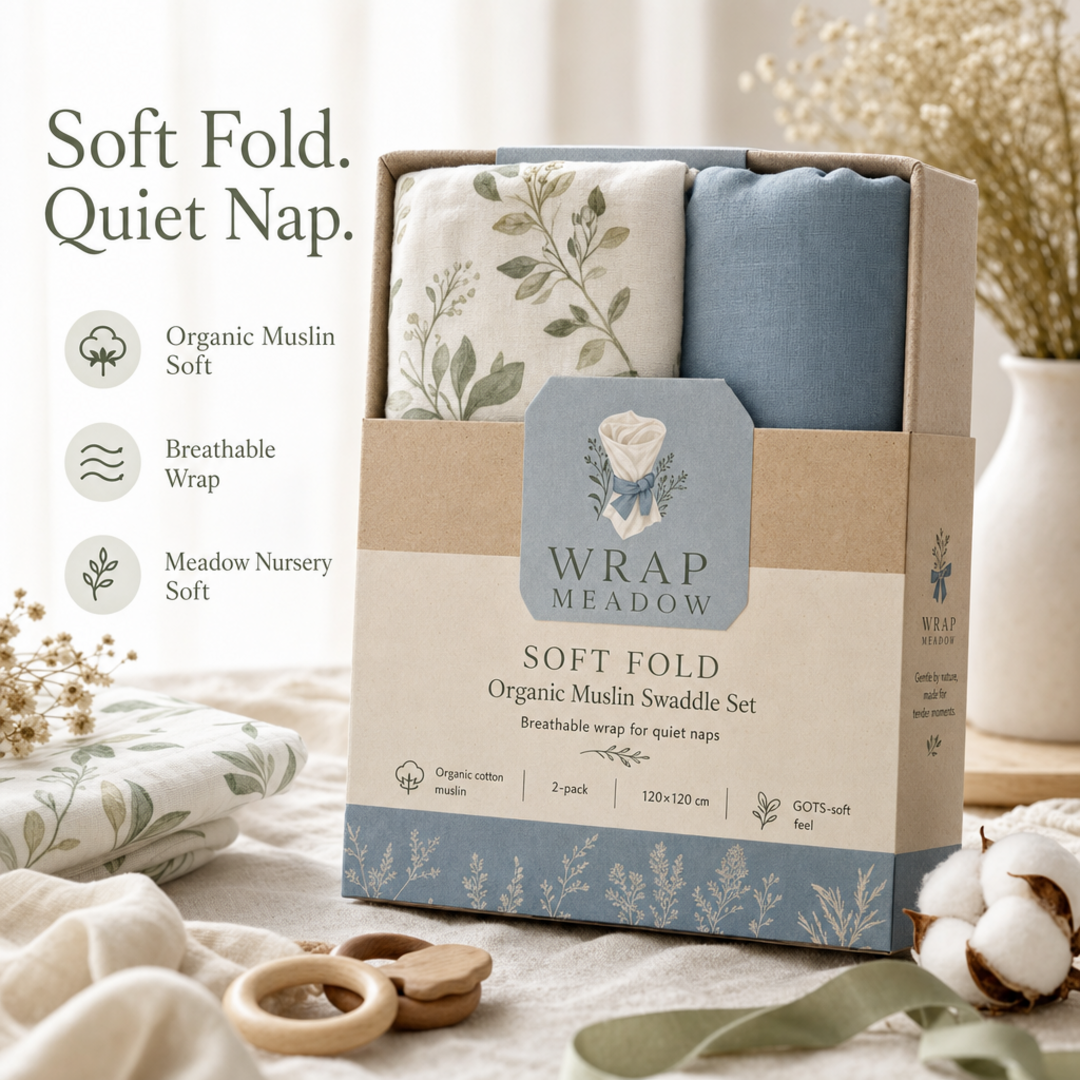 Wrap Meadow Muslin Swaddle