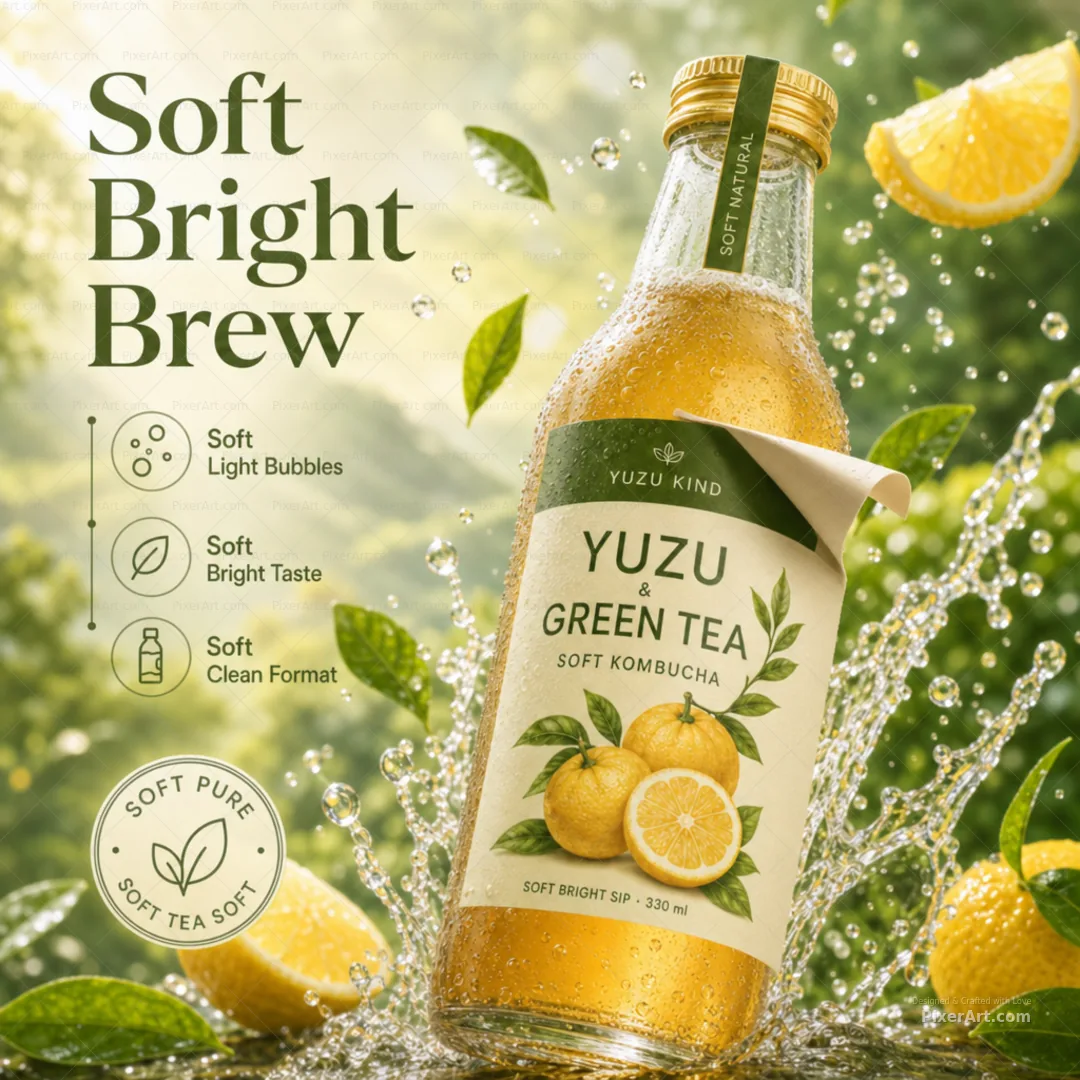 Yuzu Kind Soft Kombucha