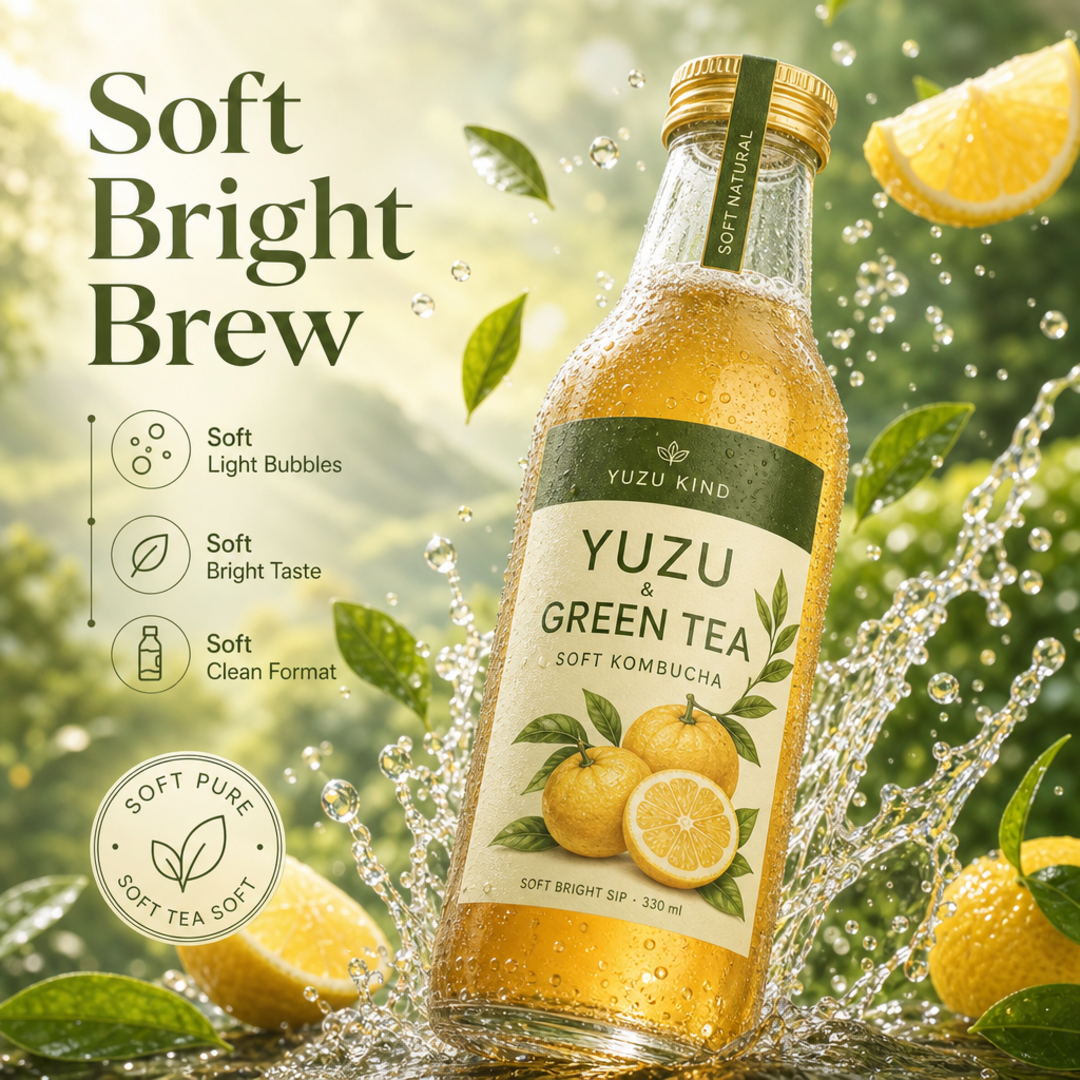 Yuzu Kind Soft Kombucha