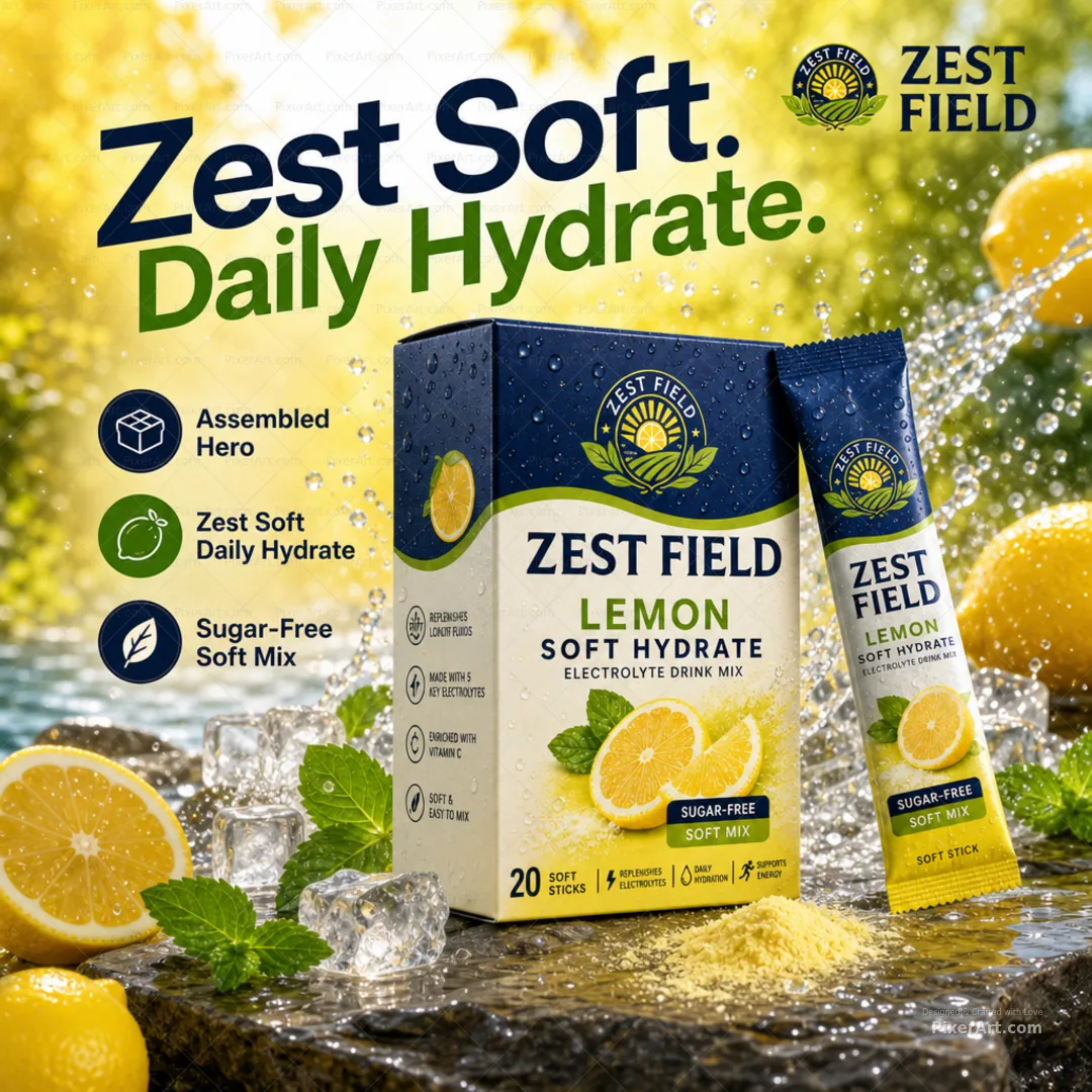 Zest Field Lemon Soft Hydrate