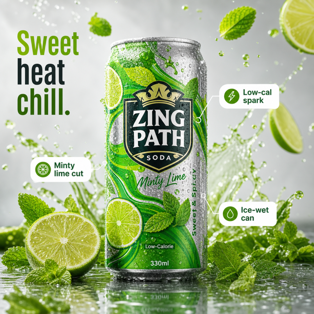 Zing Path Minty Lime Soda