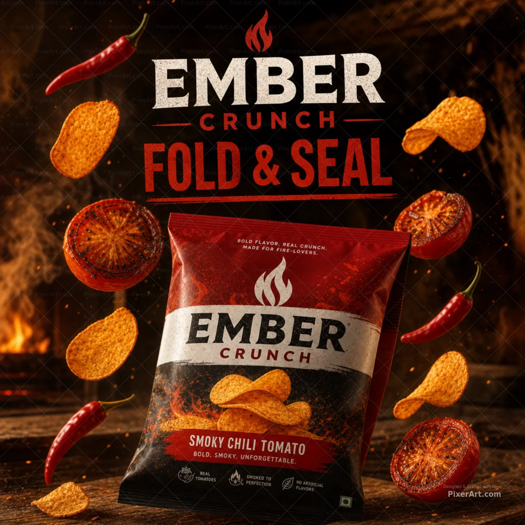 Ember Crunch — Smoky Chili Tomato