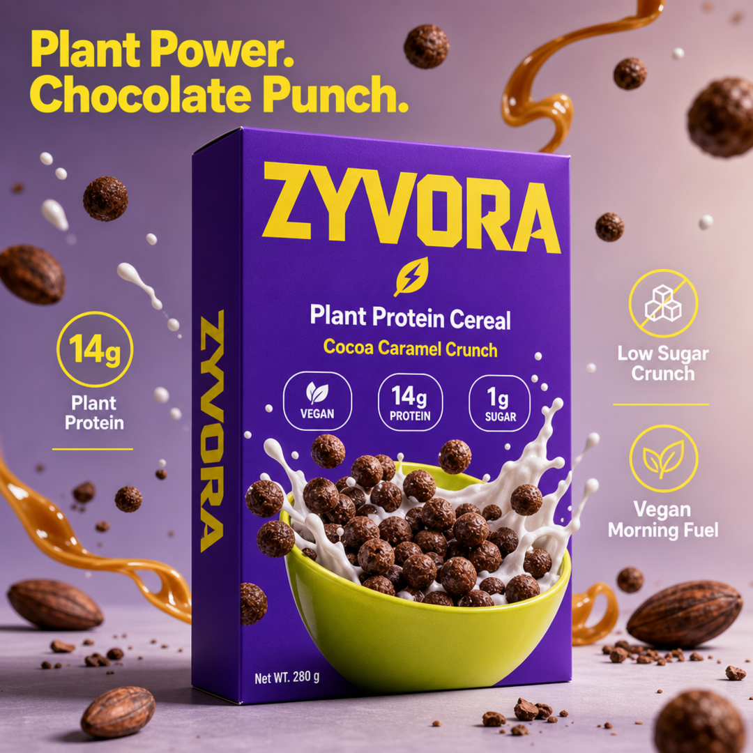Zyvora Plant Choc Protein Cereal